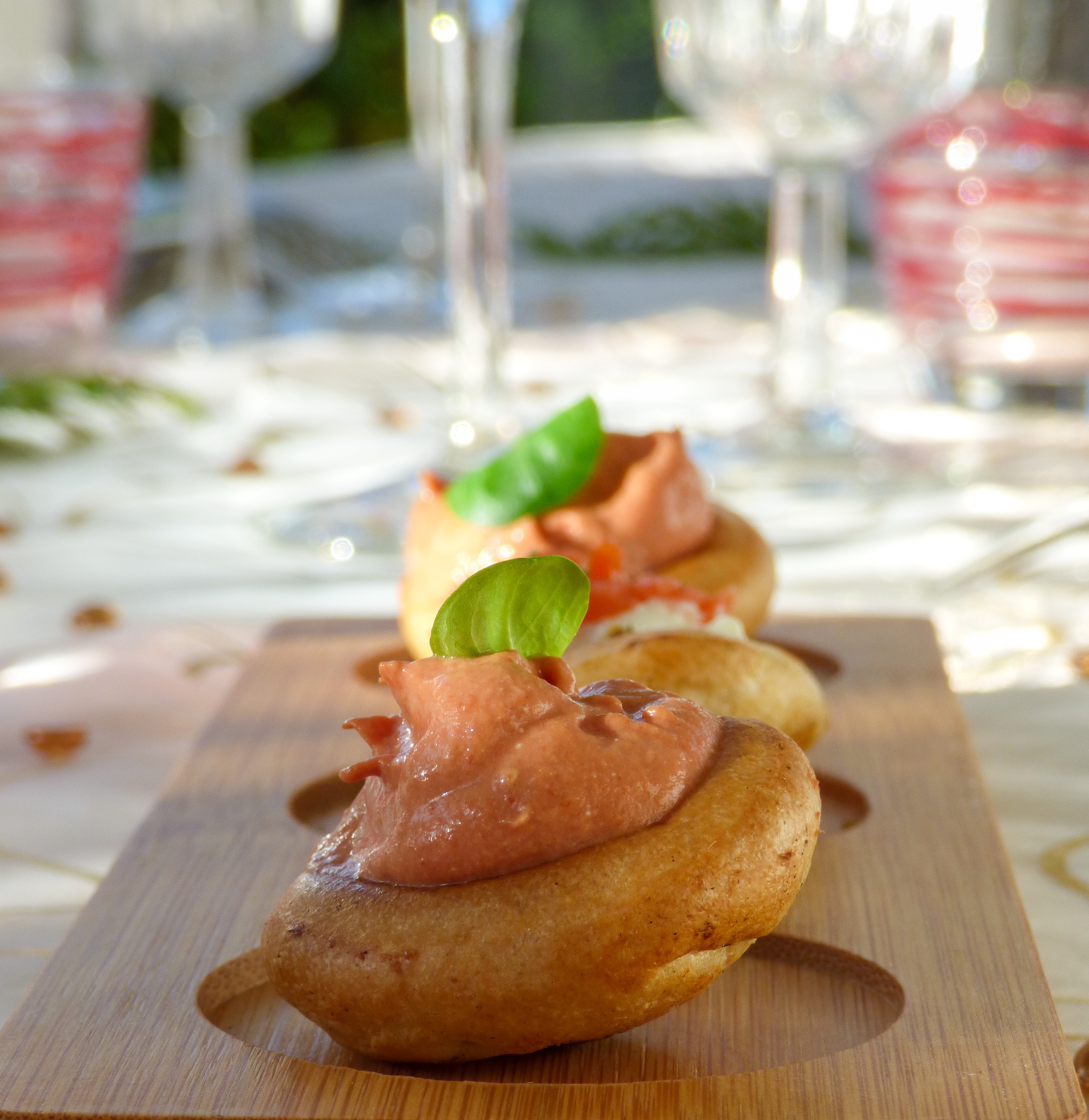 Crème de tomate et fromage frais