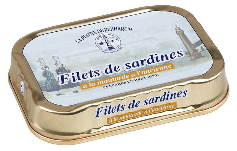 Filets de sardines à la moutarde à l'ancienne