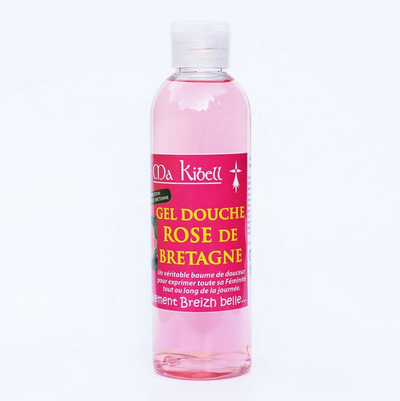 gel douche rose de Bretagne