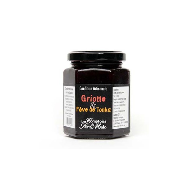 Confiture Griotte et fève de tonka