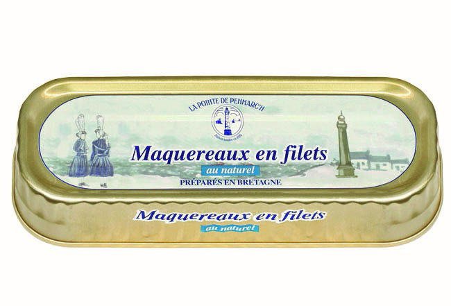Maquereaux en filets au naturel