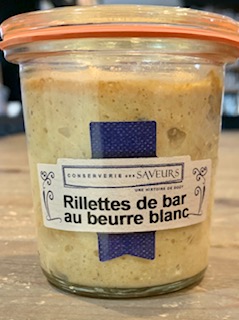 rillettes de bar au beurre blanc