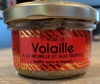 terrine de volaille à la morille et truffe